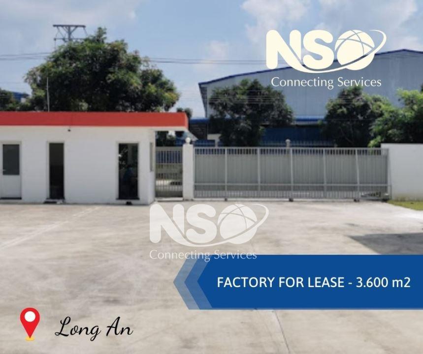 FACTORY FOR LEASE IN CAU TRAM – CAN DUOC IP, LONG AN
