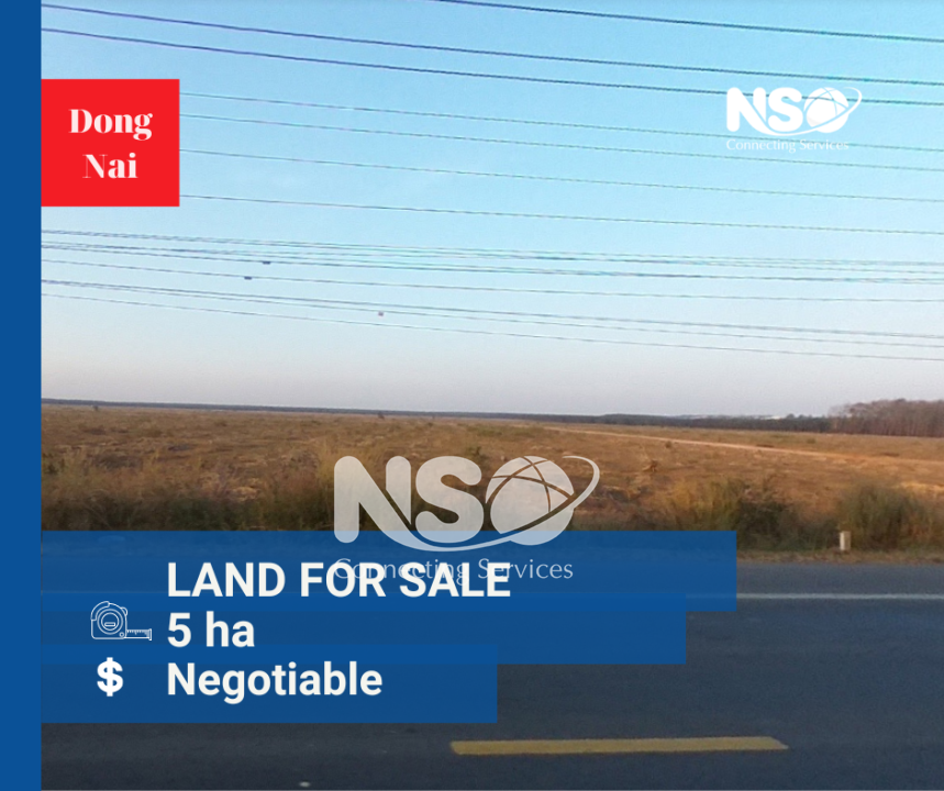 5HA LAND FOR SALE IN LOC AN- BINH SON INDUSTRIAL PARK (DONG NAI)