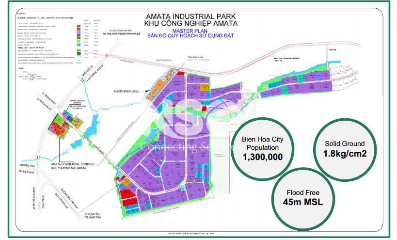 Need to transfer 2ha of land in Amata Bien Hoa Industrial Park, Dong Nai